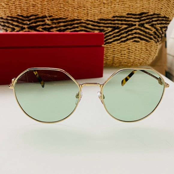 NWT Valentino 2043 - 3003/2 Chain Sunglasses - Picture 8 of 11